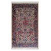 Handgeknoopt Perzisch Kerman Kiana Tapijt (Elegant Bloemenpatroon) - Rode Wol