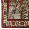 Vintage Perzisch Ardabil Sana Tapijt (Tribaal Geometrisch Medaillon) - Koperkleurige Wol
