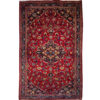 Vintage Perzisch Kashmar Ghadimi Tapijt (Traditioneel Bloemenmedaillon) - Rode Wol