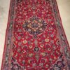 Vintage Perzisch Kashmar Ghadimi Tapijt (Traditioneel Bloemenmedaillon) - Rode Wol