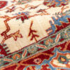 Handgeknoopt Perzisch Yazd Homeira Tapijt (Klassiek Bloemenmedaillon) - Crème Wol