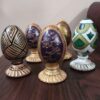 Gouden Aardewerken Nowruz Eieren met Kalligrafie – Eyd