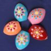 Blauwe Aardewerken Nowruz Eieren – Noghte Koobi
