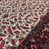 Vintage Perzisch Ardabil Haleh Loper (Tribaal Geometrisch Medaillon) - Rode Wol