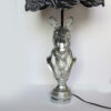 Novelty Tafellamp – Bordeaux Keramische Zebra