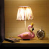 Novelty Tafellamp – Roze Keramische Flamingo