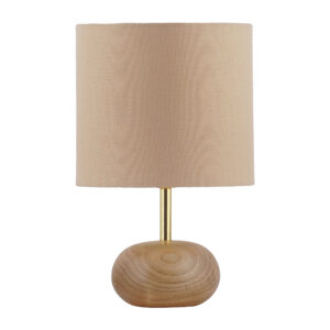 Accent Houten Tafellamp Handgemaakt Asali
