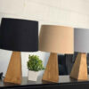 Accent Houten Tafellamp Handgemaakt Kaaj