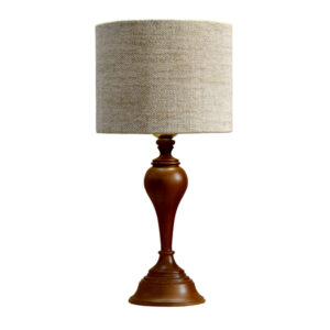 Accent Houten Tafellamp Handgemaakt Narvan