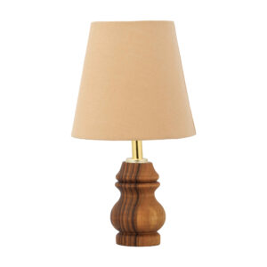 Accent Houten Tafellamp Handgemaakt Sahra