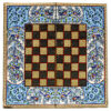 Perzisch Ingelegd Houten Marqueterie Schaakbord Model Labe Gerd