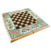Perzisch Ingelegd Houten Marqueterie Schaakbord Model Naghashi