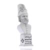 Mohammad Shah Qajar Buste Standbeeld – Bronskleur