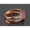 Zilveren Ring Bloem – Amethist Design