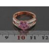 Zilveren Ring Bloem – Amethist Design