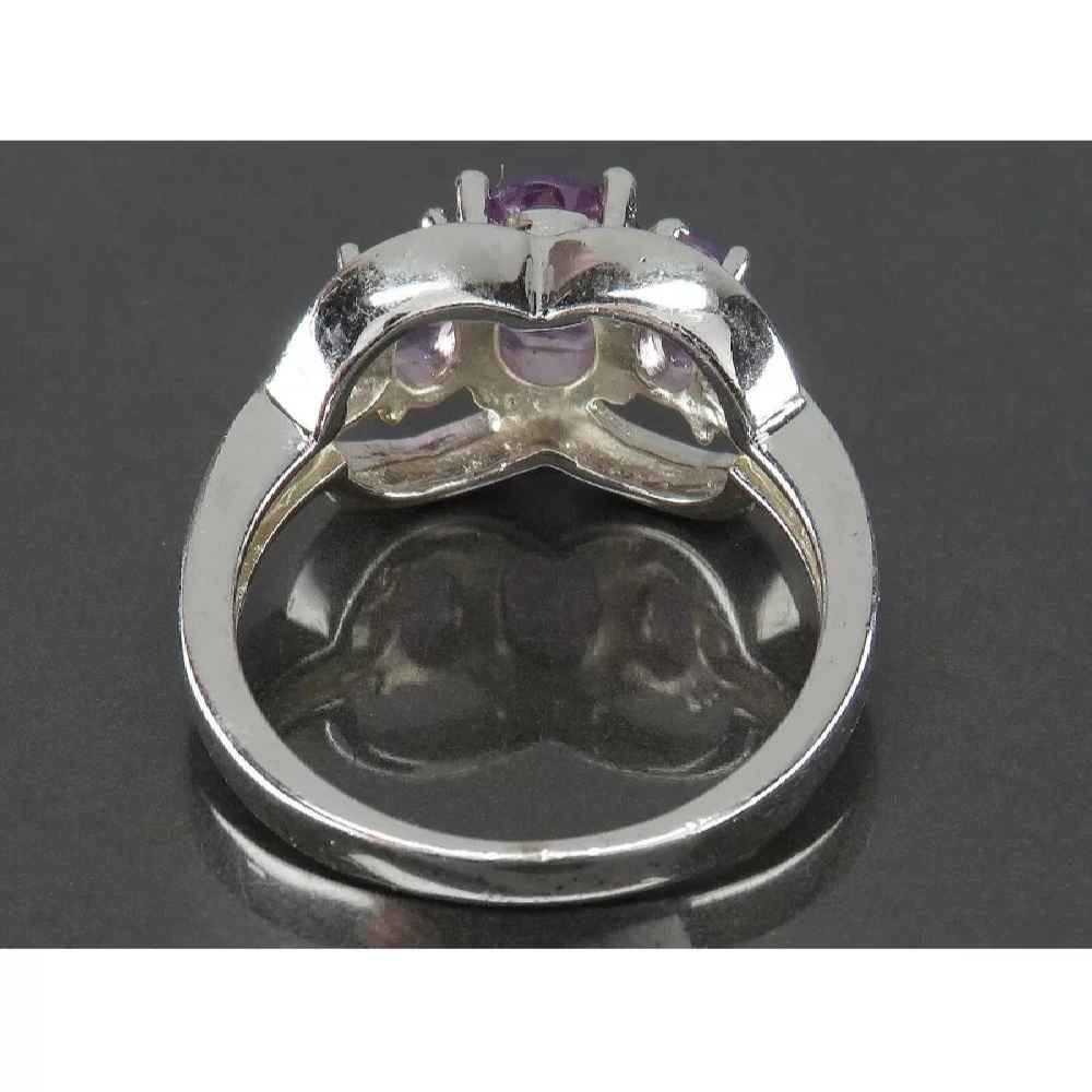 Zilveren Ring Banafshe – Amethist & Zilver
