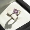 Zilveren Ring Sara – Paarse Amethist