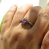 Zilveren Ring Sara – Paarse Amethist