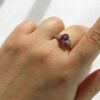 Zilveren Ring Nazanin – Paarse Amethist