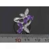Zilveren Ring Vlinder – Amethist Design