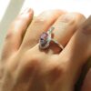 Zilveren Ring Bliss – Paarse Amethist