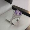 Zilveren Ring Prinses – Amethist