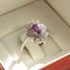 Zilveren Ring Sarvenaz – Paarse Amethist