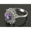 Zilveren Ring Sarvenaz – Paarse Amethist