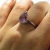 Zilveren Ring Ashk – Paarse Amethist