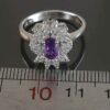 Zilveren Ring Sarvenaz – Paarse Amethist