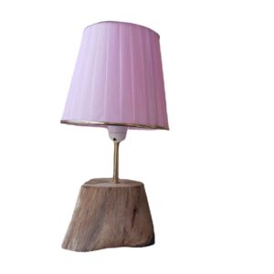 Rustieke Boomstam Tafellamp – Handgemaakt Fantasy Design