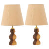 Set van 2 Accent Houten Tafellampen – Model Hoor
