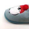 Zachte Blauwe Dames Pantoffels Model Pinguïn