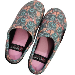 Zachte Grijze Dames Pantoffels Model Uil