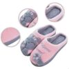 Zachte Dames Pluche Pantoffels Model Kat