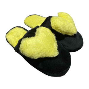Zachte Dames Pluche Pantoffels Model Hart