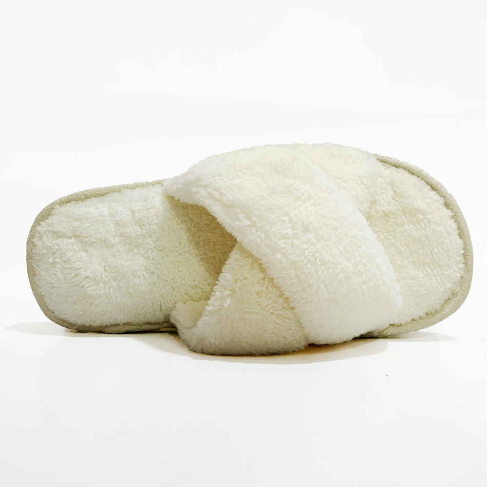 Zachte Dames Pluche Pantoffels Model Dino