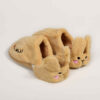 Zachte Dames Pluche Pantoffels Model Konijn