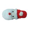 Zachte Dames Pluche Pantoffels Model Kerstman