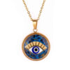 Perzische vergulde ketting voor dames – Janan met boze oog