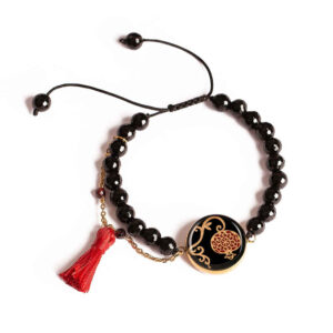 Perzische Kralen Armband voor Vrouwen – Zwart Anar