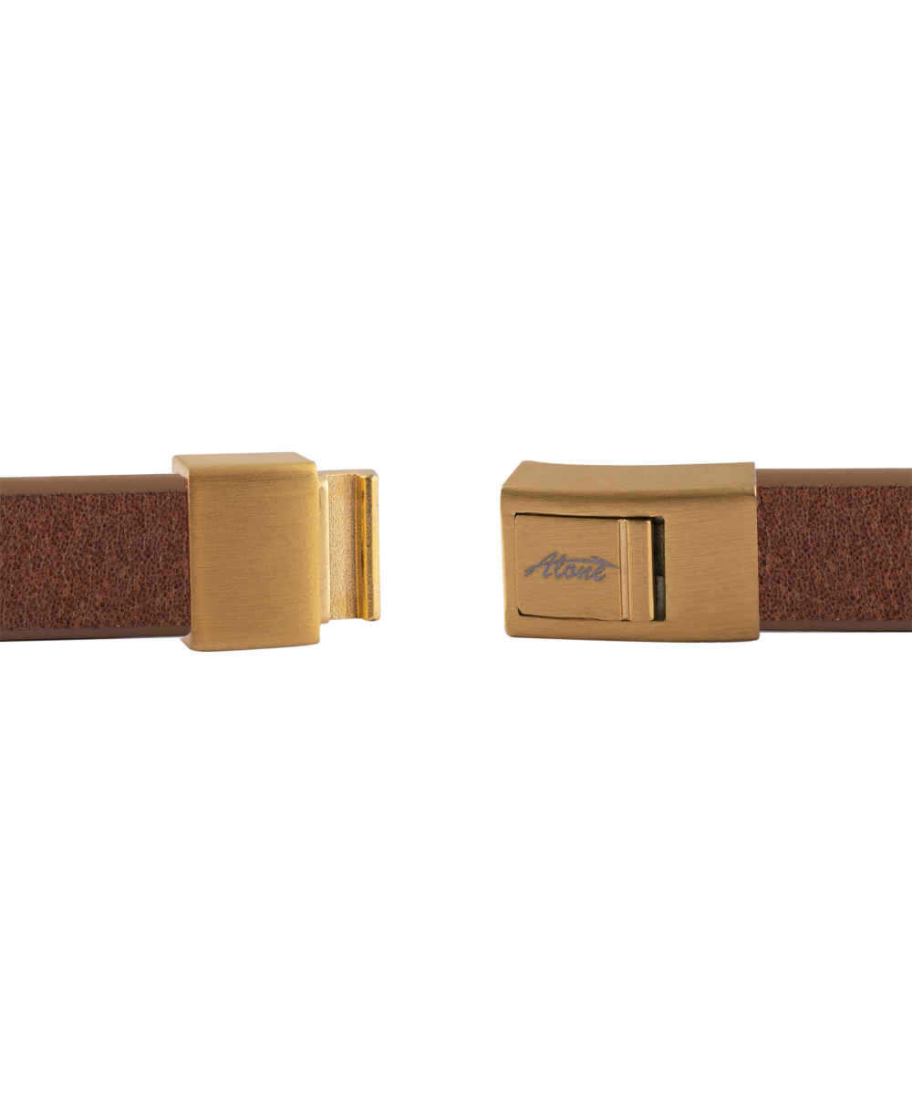 Perzische Leren Armband voor Mannen en Vrouwen – Farvahar