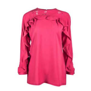 Dames Borduurde Blouse Model Noora