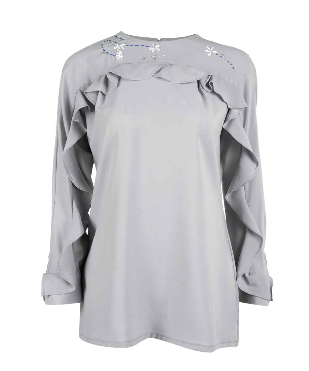 Dames Borduurde Blouse Model Noora