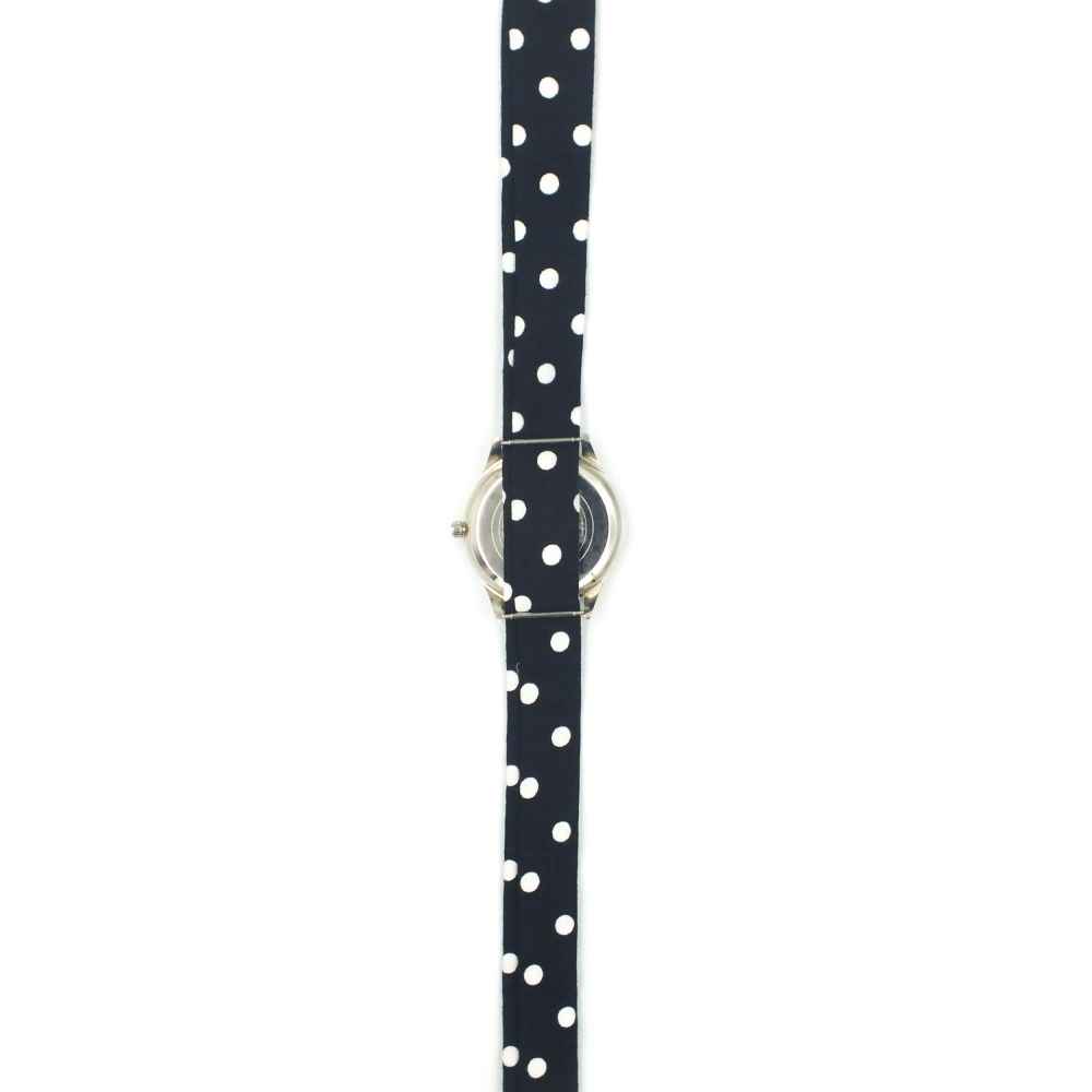Dames Bloemige Boheemse Stoffen Sjaalhorloge – Perzische Calligrafie Baran