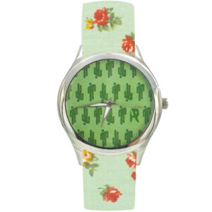 Dames Bloemige Liberty Boho Stoffen Sjaalhorloge – Luna