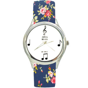 Dames Bloemige Liberty Boho Stoffen Sjaalhorloge – Mohana