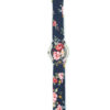 Dames Bloemige Liberty Boheemse Stoffen Sjaalhorloge – Vlinder