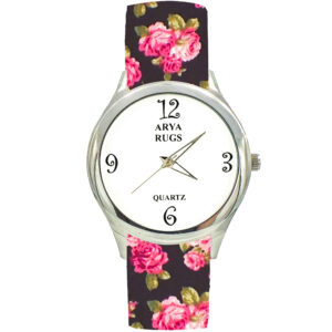 Dames Bloemige Liberty Boho Stoffen Sjaalhorloge – Raz
