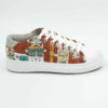 Graffiti Print Sneakers – Dames Chic Casual Schoenen Model Cartoon